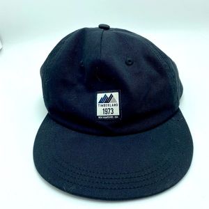 Timberland Black Baseball Cap Cotton Adjustable